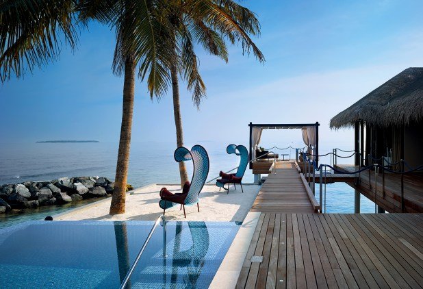 Maldives hotel view 3